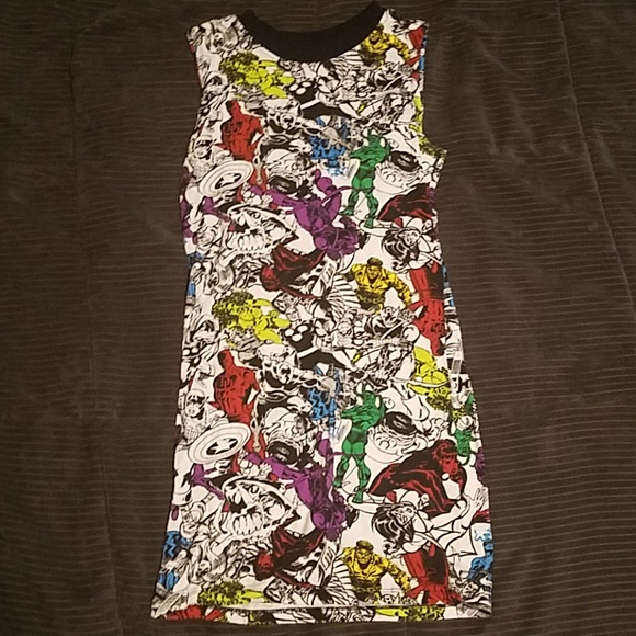 marvel bodycon dress